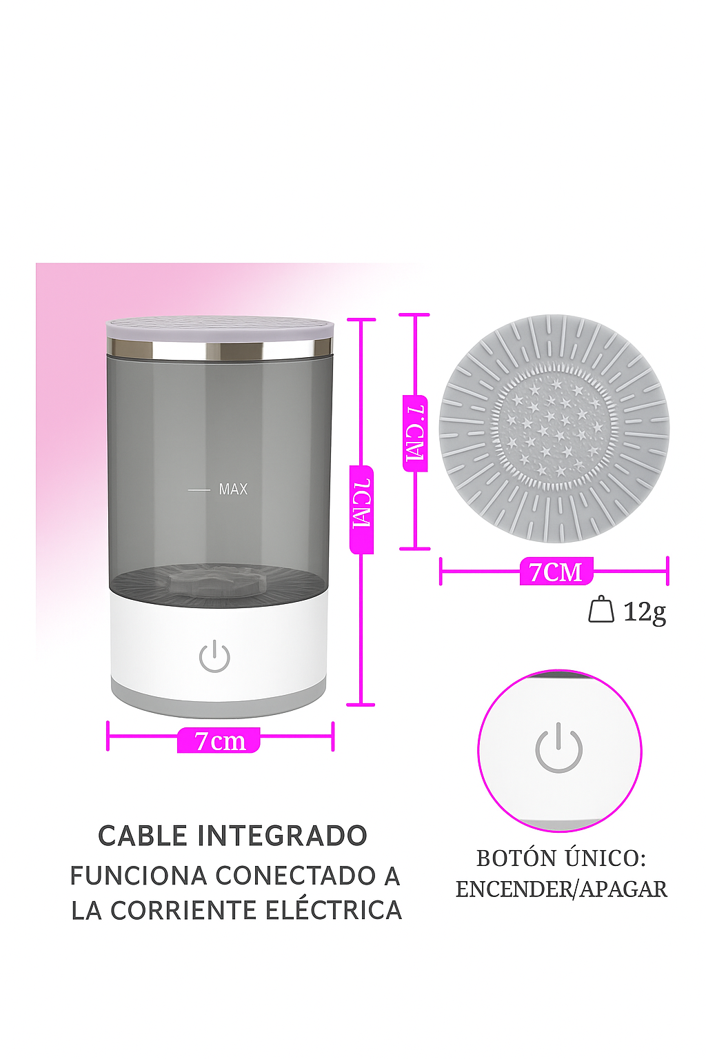 Limpador de pincéis automático